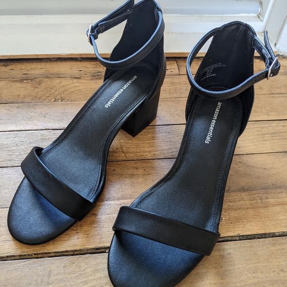 Ankle strap block heel sandals - Picture 3 of 4